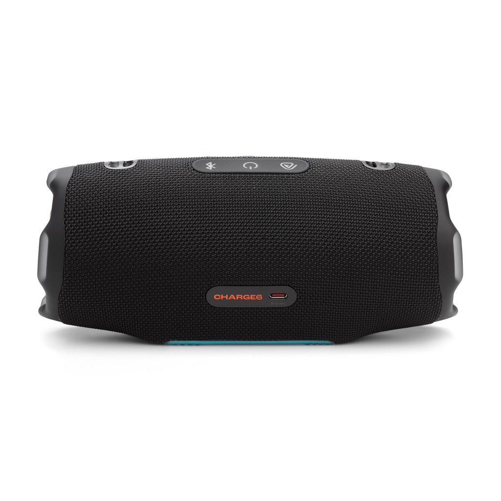 JBL Charge 6 Portable Bluetooth Speaker, Waterproof, Drop-Proof - Black