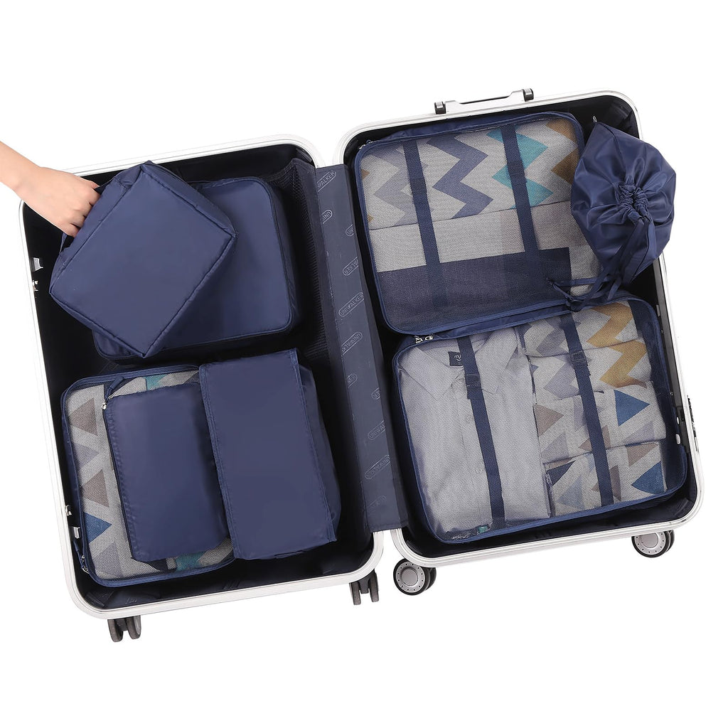 8 Set Packing Cubes Luggage Packing Organizers
