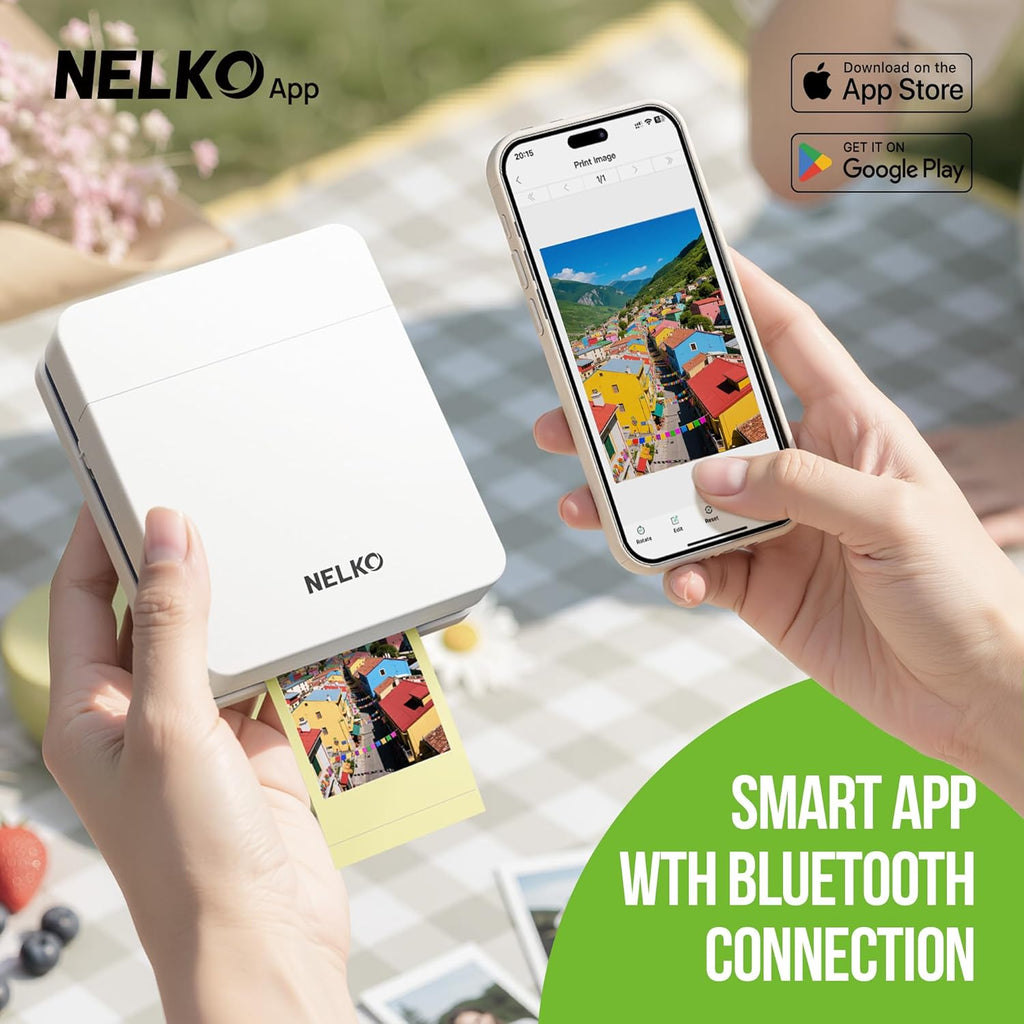 Nelko PP01 Photo Printer, 2x3 Portable Photo Printer