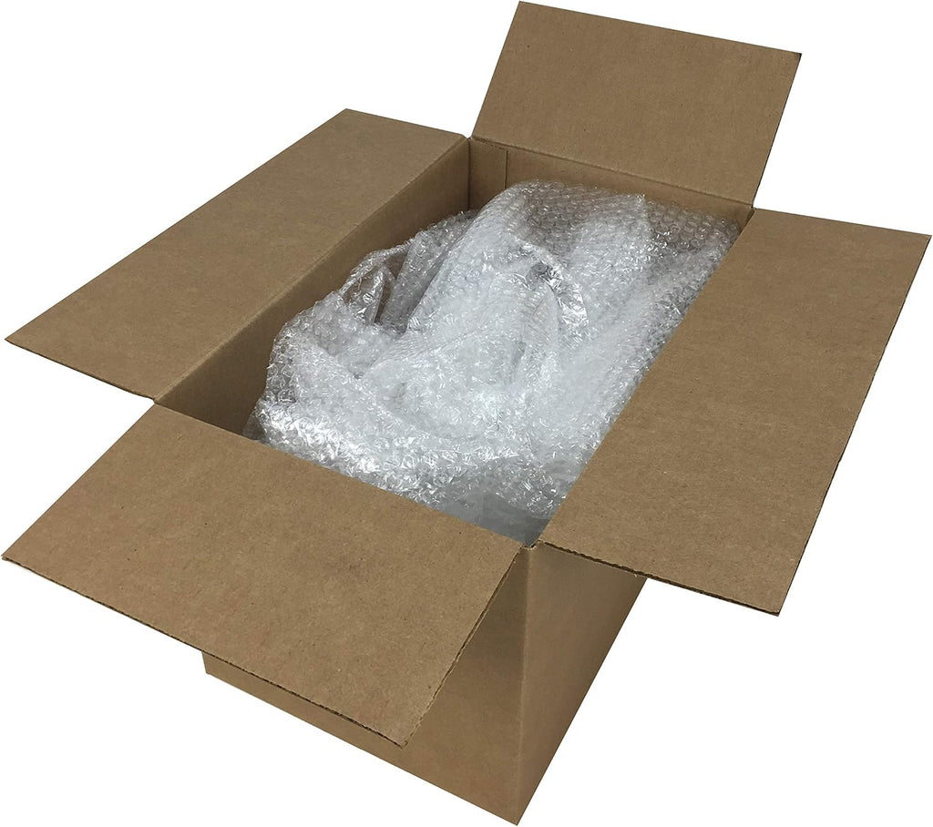 Amazon Basics Bubble Wrap | 12-inch x 175-ft Long Roll | Small 3/16" | Clear