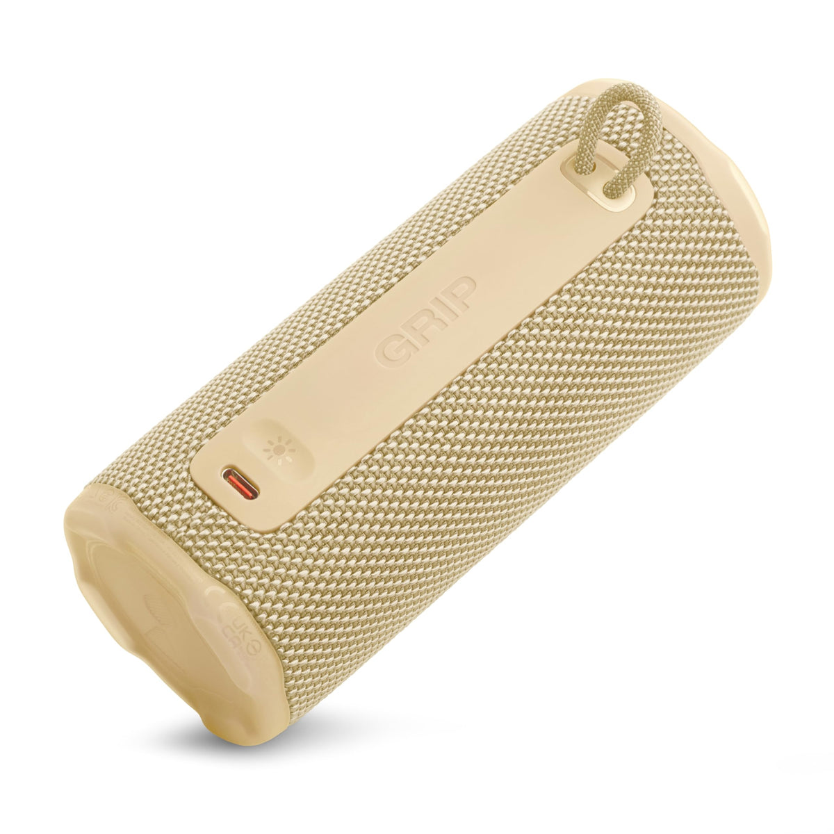 JBL Grip Portable Bluetooth Speaker, Waterproof, Ambient Light - White
