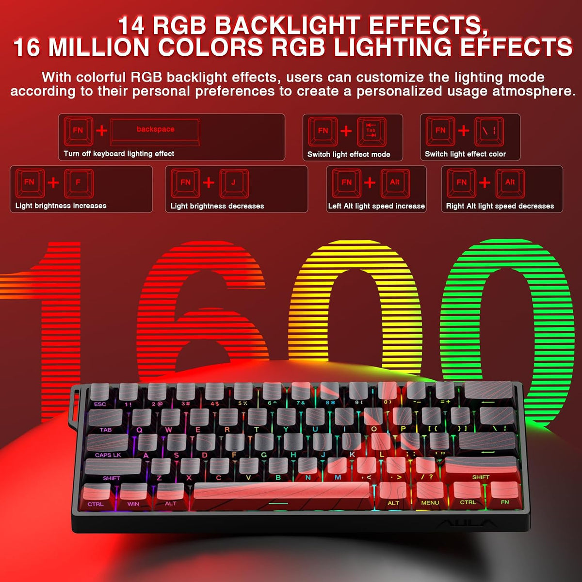Mechanical Gaming Keyboard Wired, Magnetic Switches Hot Swappable