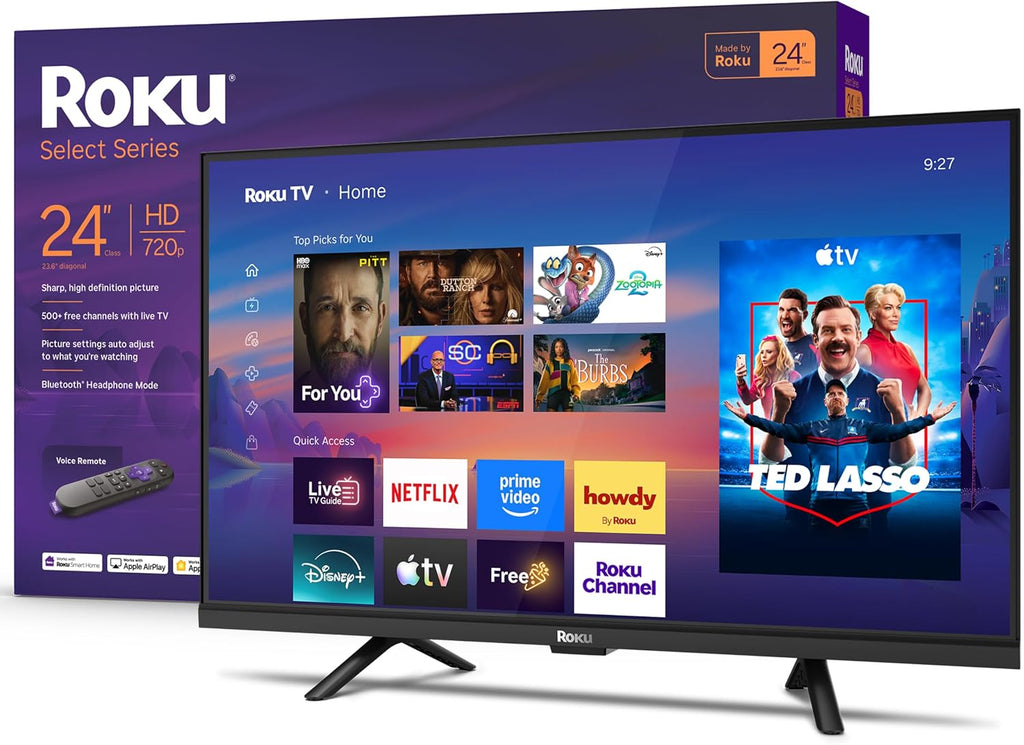 Roku 24-Inch 720p HD Smart TV with Voice Remote 2026
