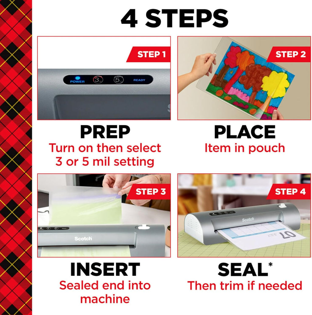 Scotch Thermal Laminator, 2 Roller System for a Professional Finish (TL901X)
