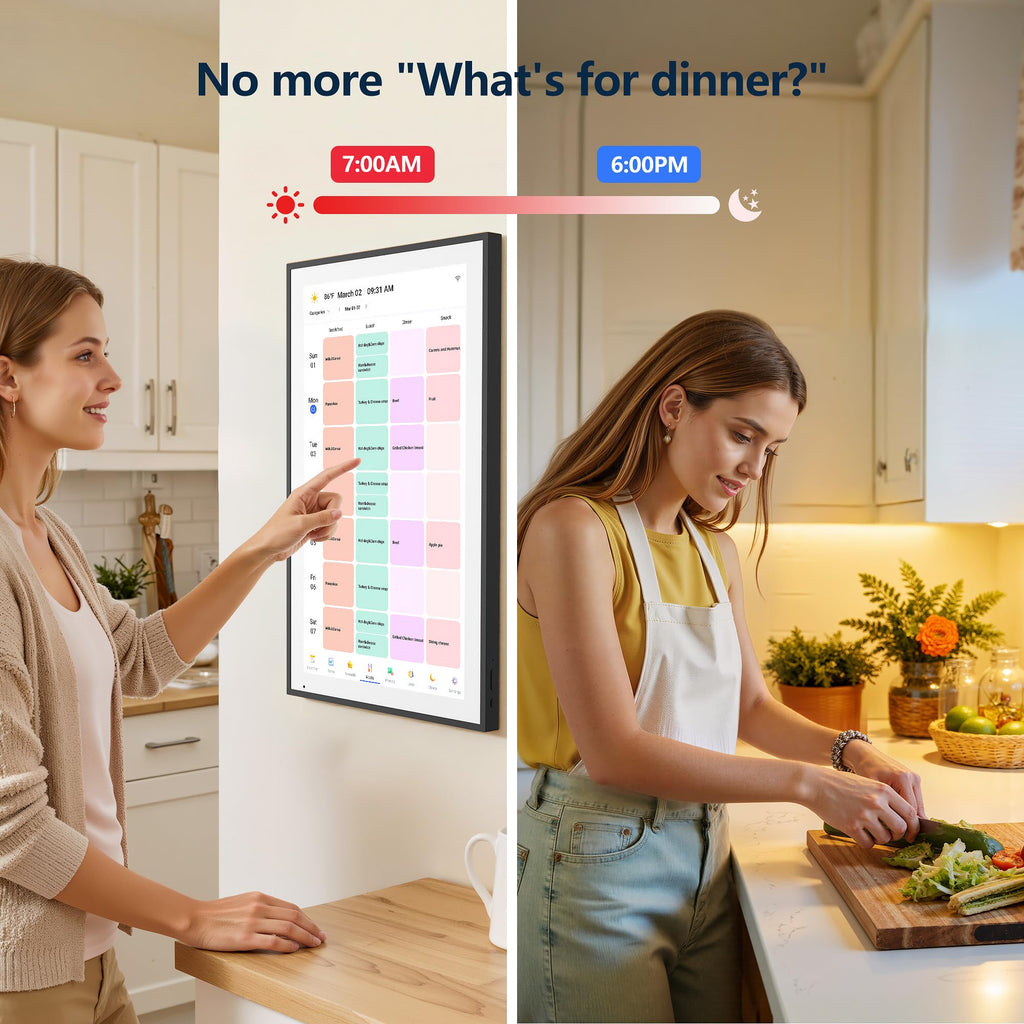 Digital Calendar, 15.6 Inch Smart Touchscreen Interactive Display
