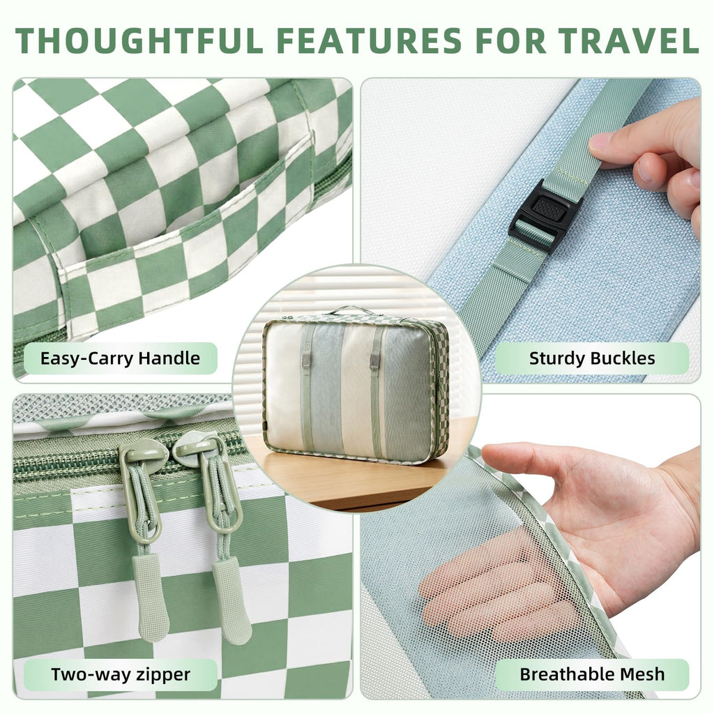8 Set Packing Cubes Luggage Packing Organizers