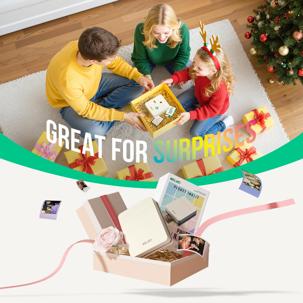 Nelko PP01 Photo Printer, 2x3 Portable Photo Printer