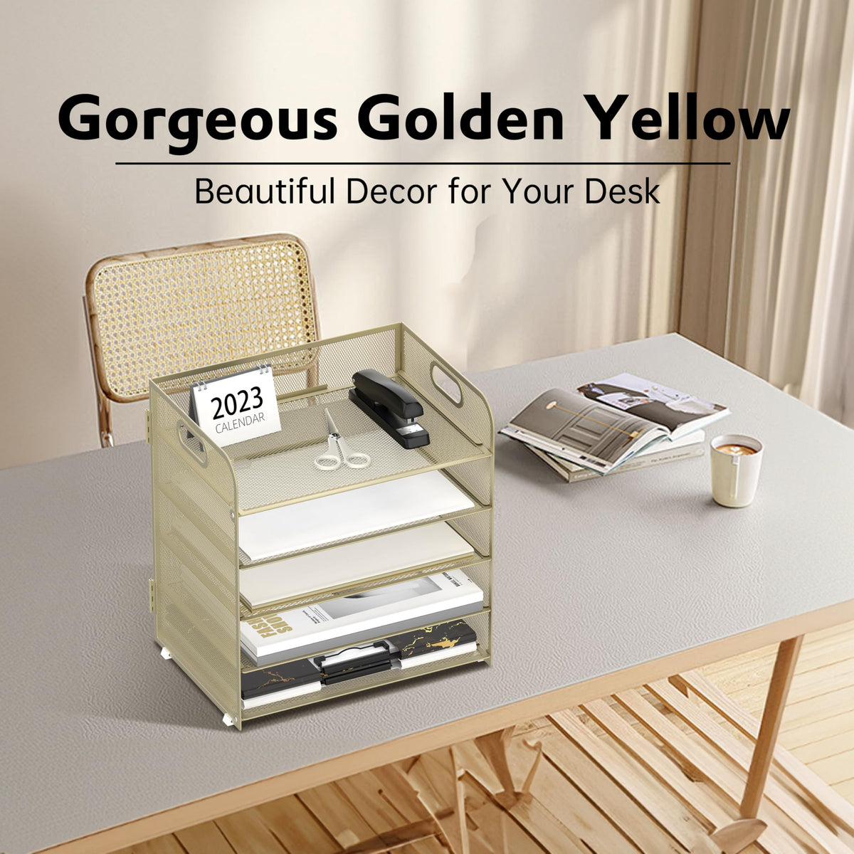 Supeasy 2 Pack 5-Tier Desk Organizer