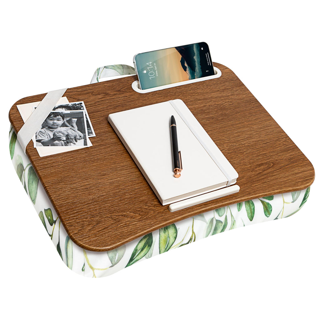 Designer Lap Desk – Fits 15.6” Laptop w/. Phone Holder