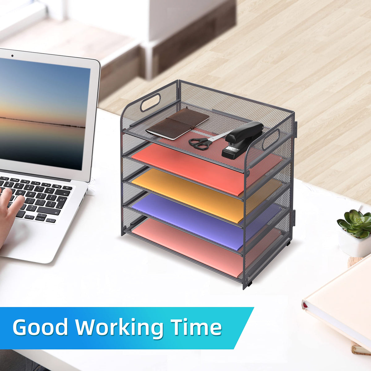 Supeasy 2 Pack 5-Tier Desk Organizer