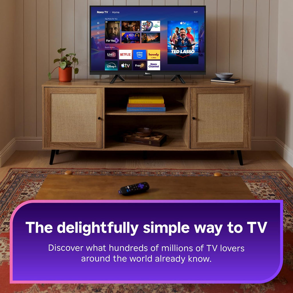 Roku 24-Inch 720p HD Smart TV with Voice Remote 2026