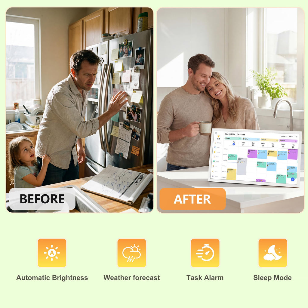 Digital Calendar – 27 Inch Wall Calendar Interactive Touchscreen Display