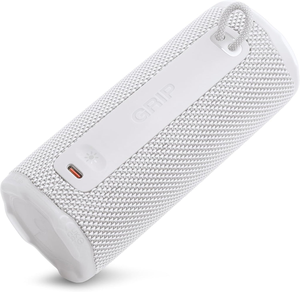 JBL Grip Portable Bluetooth Speaker, Waterproof, Ambient Light - White