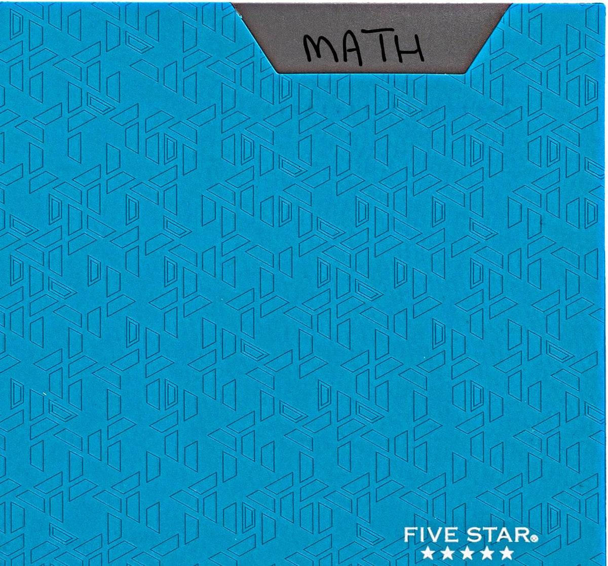 Five Star 2-Pocket Plastic Folder with Stay-Put Tabs and Prong Fasteners, Holds 8.5" x 11" Paper, Assorted Colors, 4 Pack (340300A)