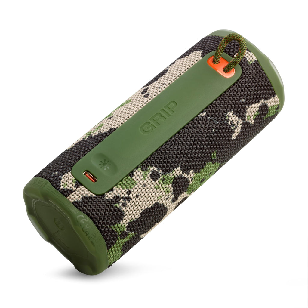 JBL Grip Portable Bluetooth Speaker, Waterproof, Ambient Light - White