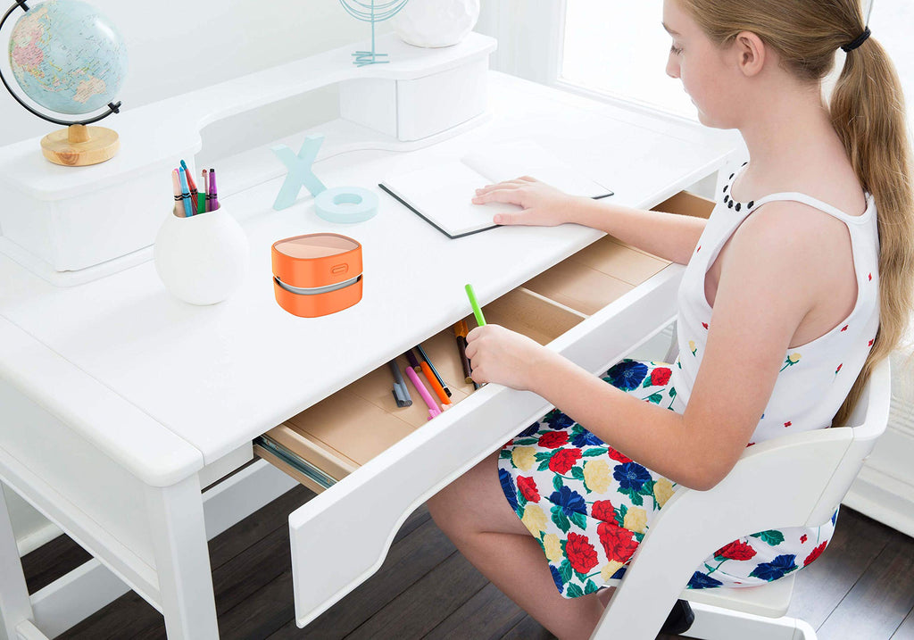 Mini Desktop Vacuum With 4 hours Endurance & 360° Rotatable Clean Up