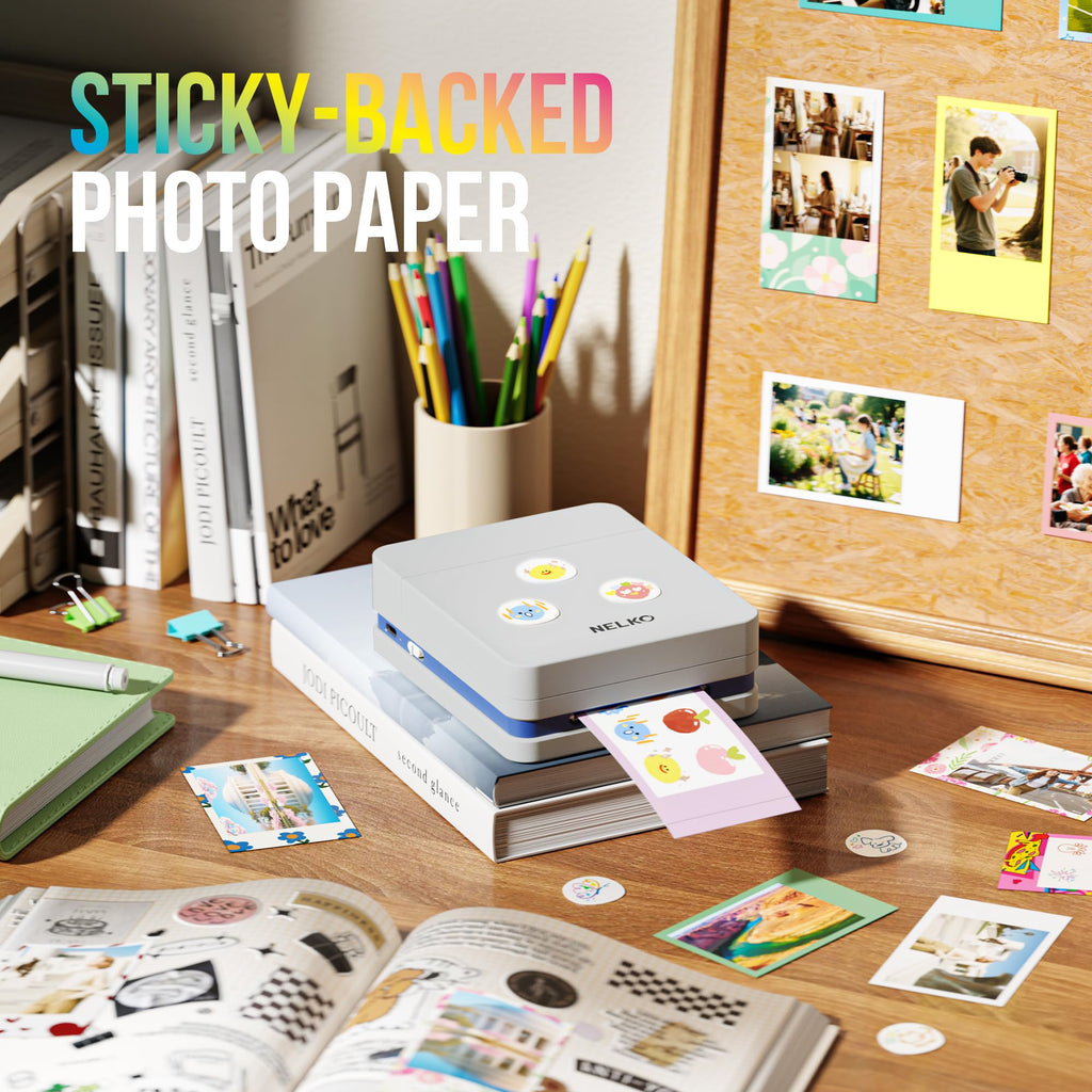 Nelko PP01 Photo Printer, 2x3 Portable Photo Printer