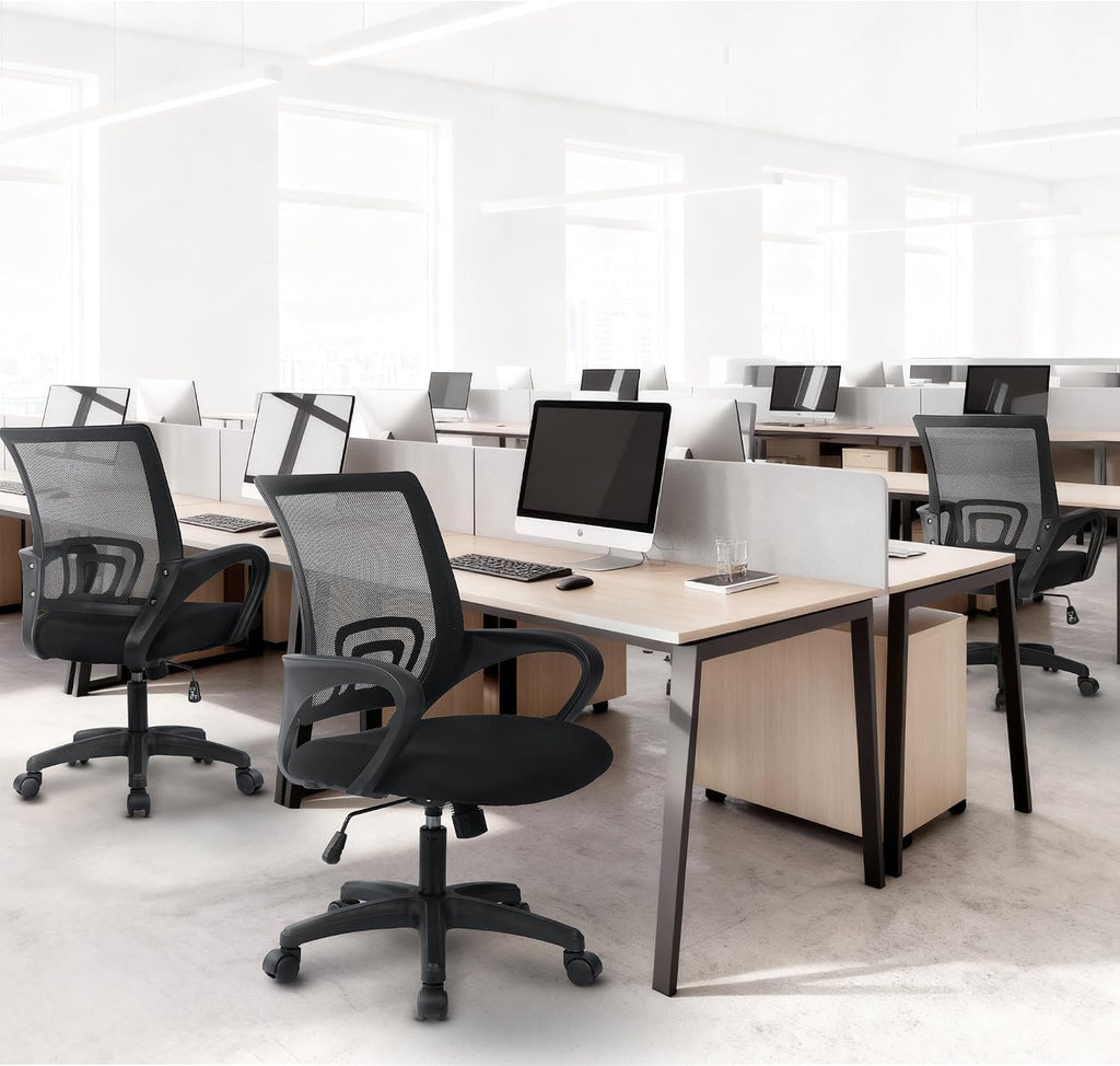 Office Computer Chair Ergonomic Mid-Back Mesh Desk