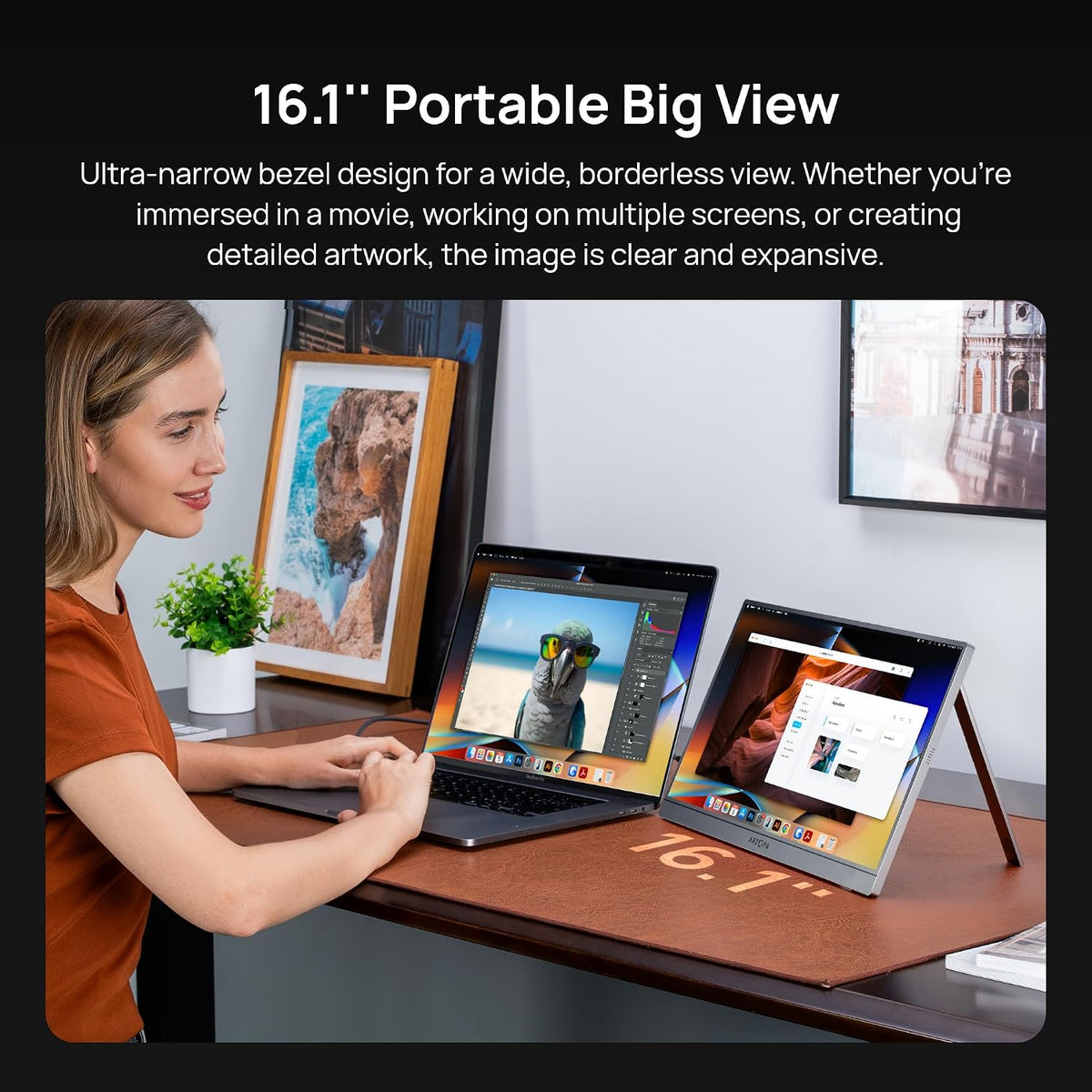 ARZOPA 16.1'' 144Hz Portable Gaming Monitor 106% sRGB - Z1FC