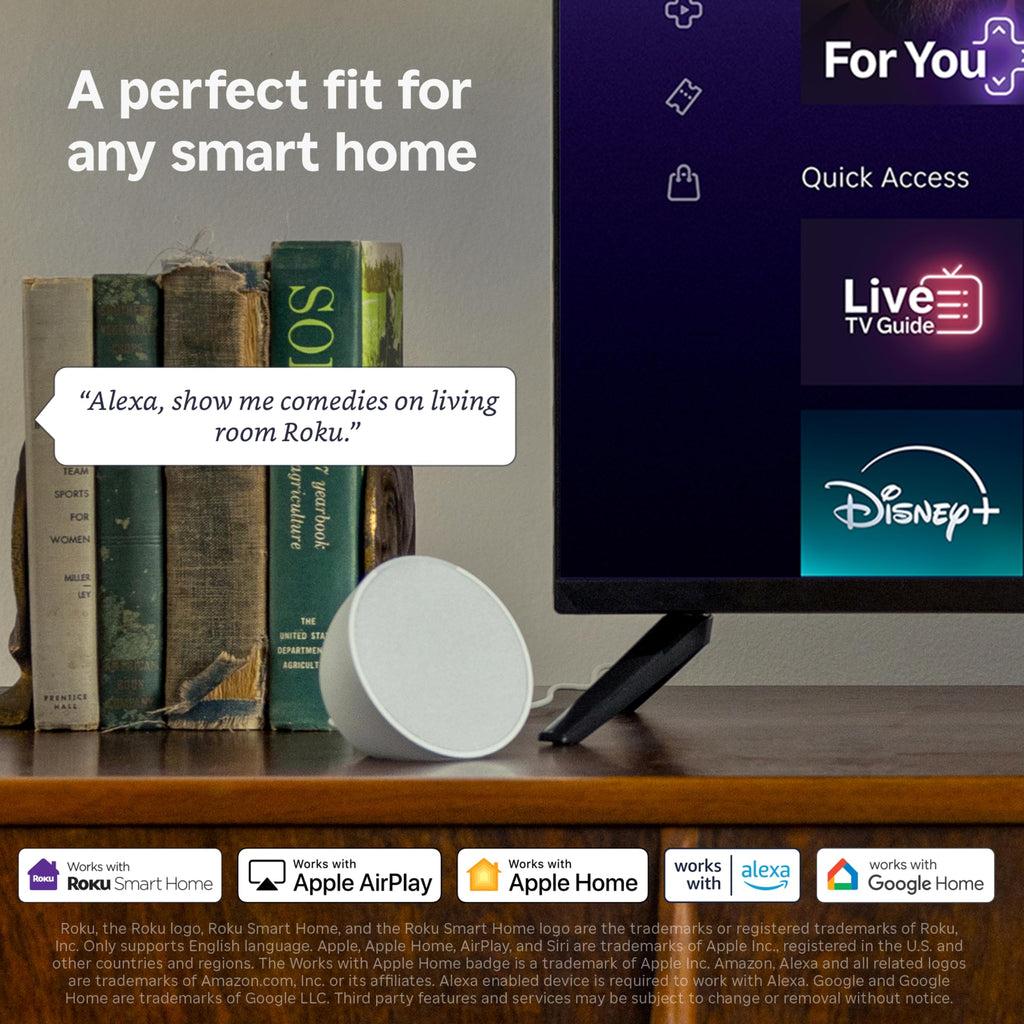 Roku 24-Inch 720p HD Smart TV with Voice Remote 2026