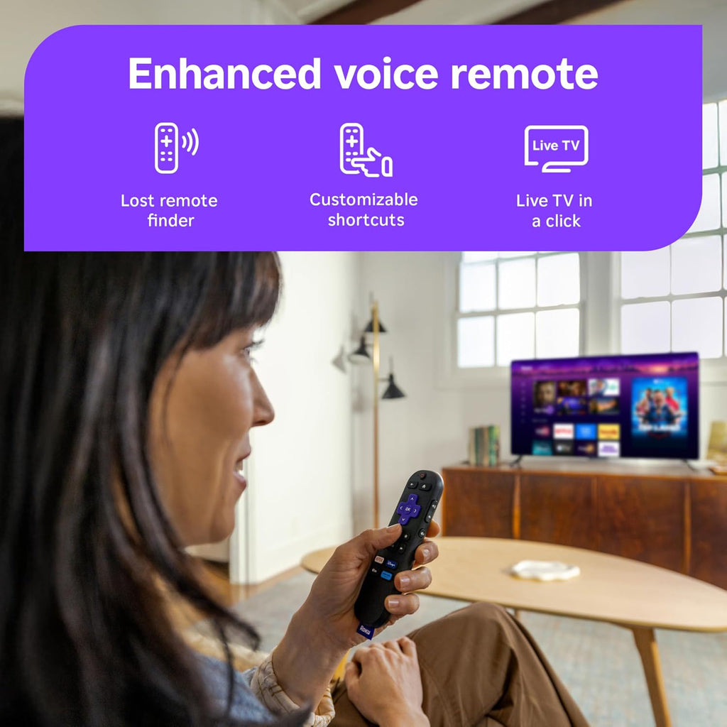 Roku 50-Inch 4K QLED Smart TV with Voice Remote 2026