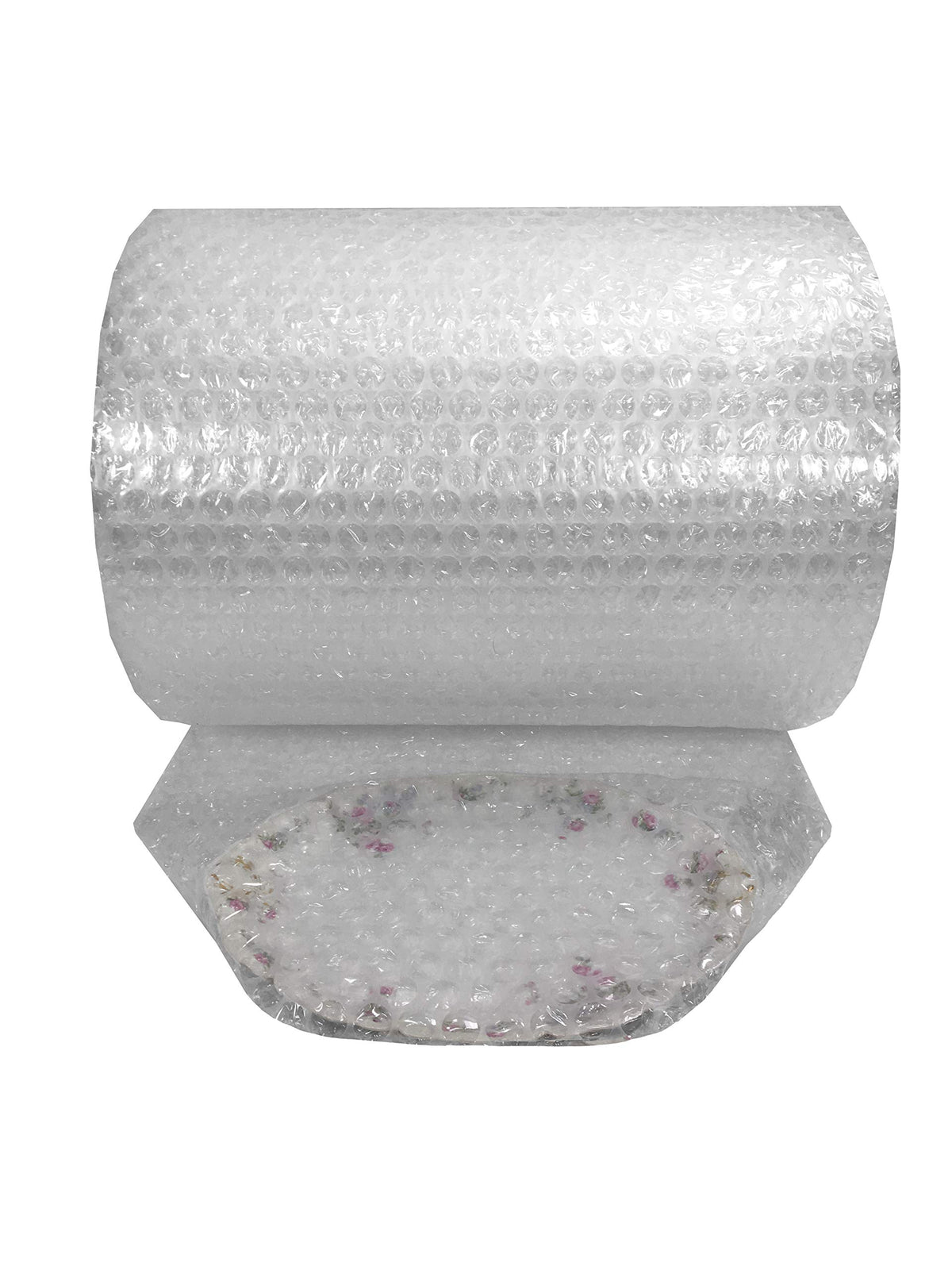 Amazon Basics Bubble Wrap | 12-inch x 175-ft Long Roll | Small 3/16" | Clear