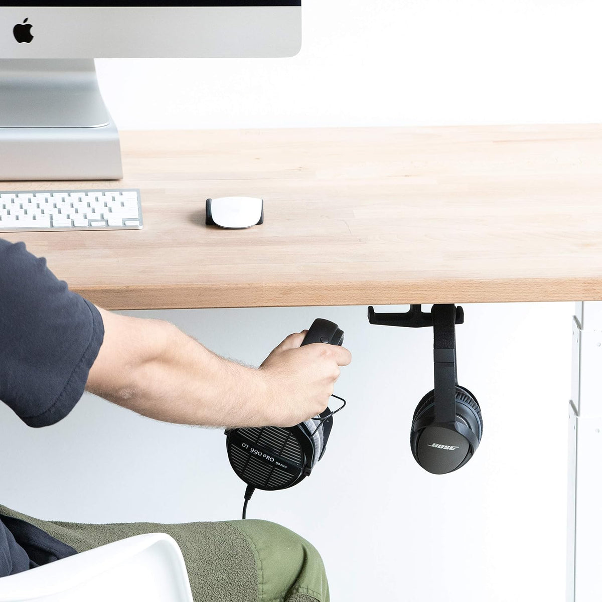 The Anchor™ - THE Original Under-Desk Headphone Stand Mount Holder