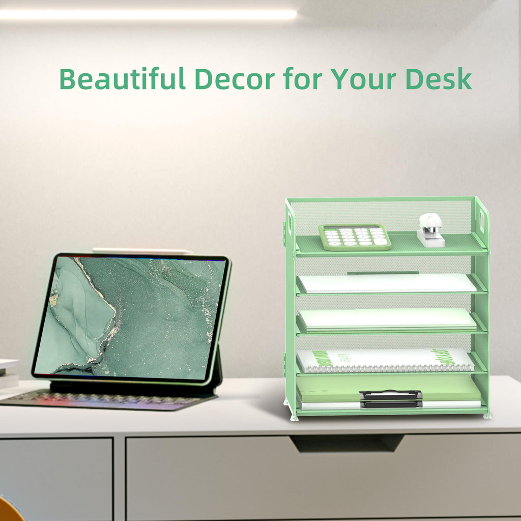Supeasy 2 Pack 5-Tier Desk Organizer