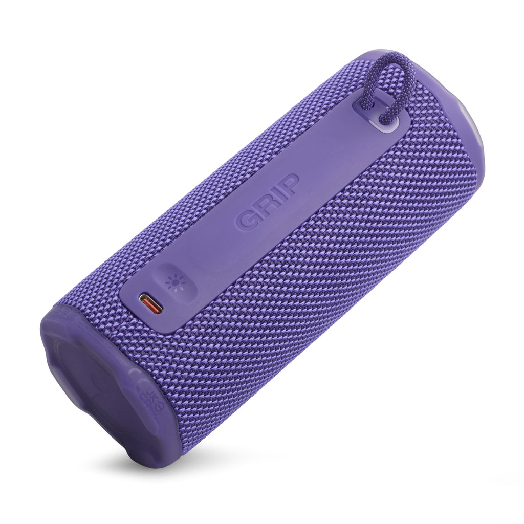 JBL Grip Portable Bluetooth Speaker, Waterproof, Ambient Light - White