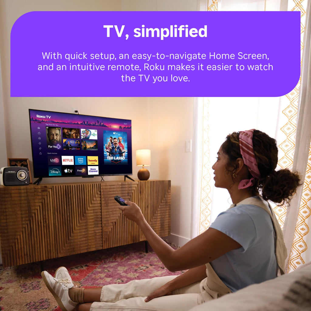 Roku 24-Inch 720p HD Smart TV with Voice Remote 2026