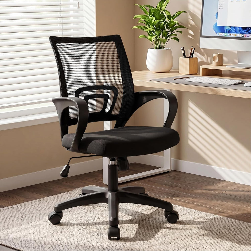 Office Computer Chair Ergonomic Mid-Back Mesh Desk