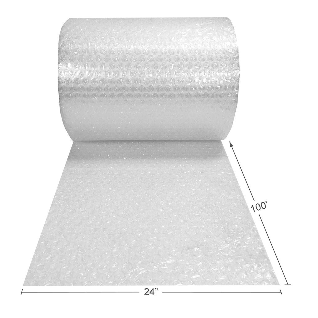 Amazon Basics Bubble Wrap | 12-inch x 175-ft Long Roll | Small 3/16" | Clear