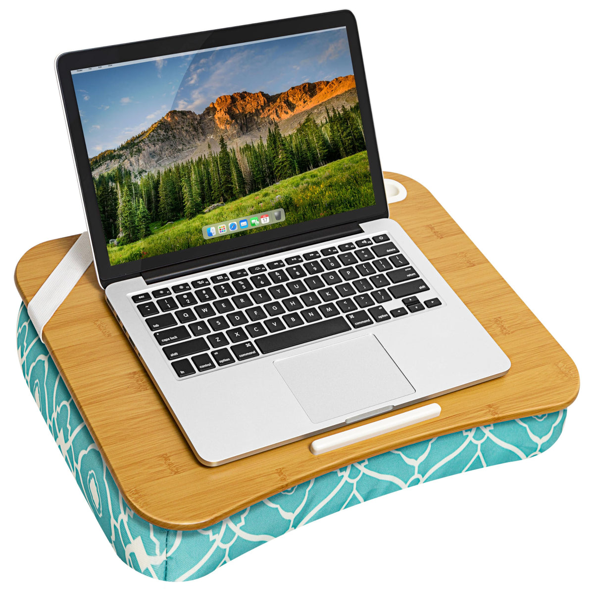 Designer Lap Desk – Fits 15.6” Laptop w/. Phone Holder