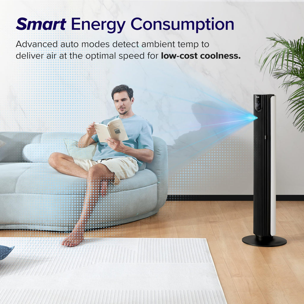 Levoit Tower Fan for Bedroom, Standing Fan with 36”-47” Adjustable Height