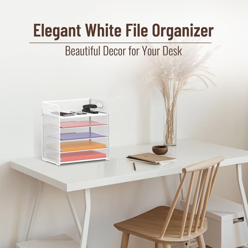Supeasy 2 Pack 5-Tier Desk Organizer