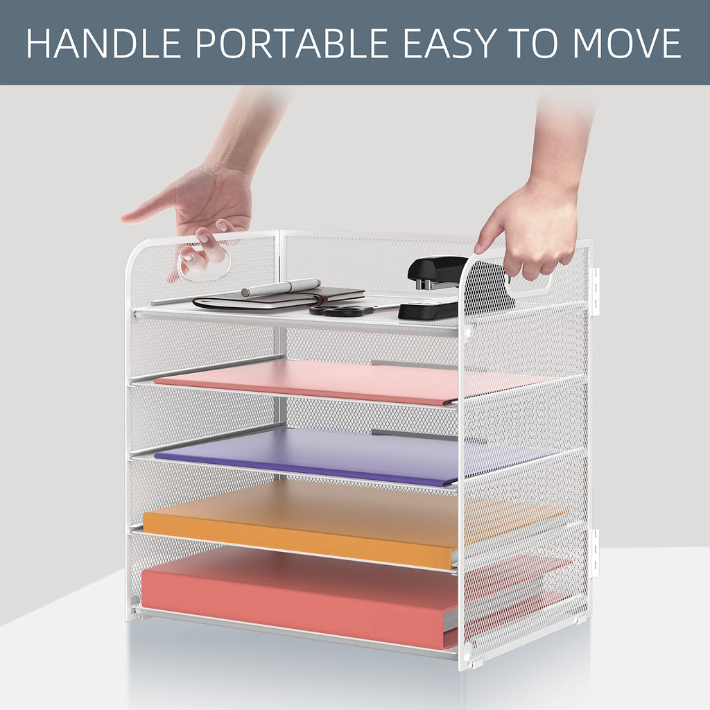 Supeasy 2 Pack 5-Tier Desk Organizer