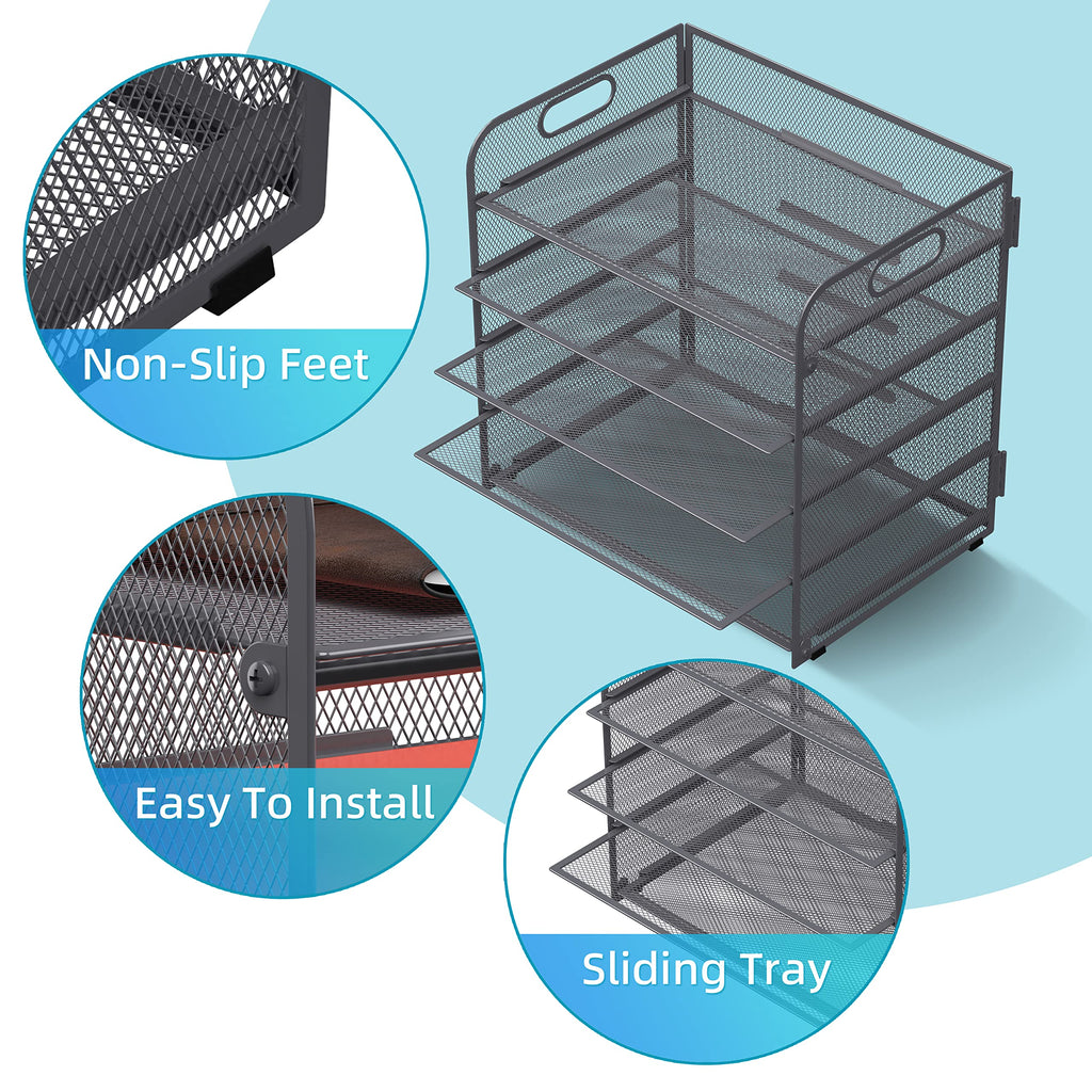 Supeasy 2 Pack 5-Tier Desk Organizer