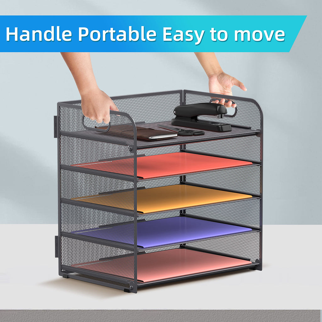 Supeasy 2 Pack 5-Tier Desk Organizer