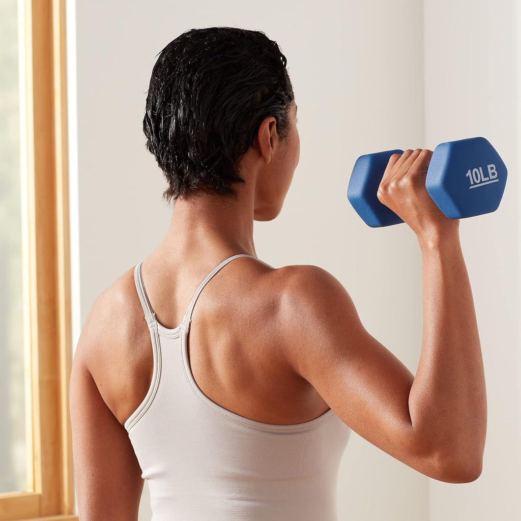 Amazon Basics Neoprene Hand Dumbbell Weights for Exercise & Toning