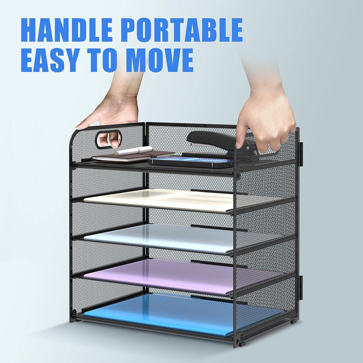 Supeasy 2 Pack 5-Tier Desk Organizer