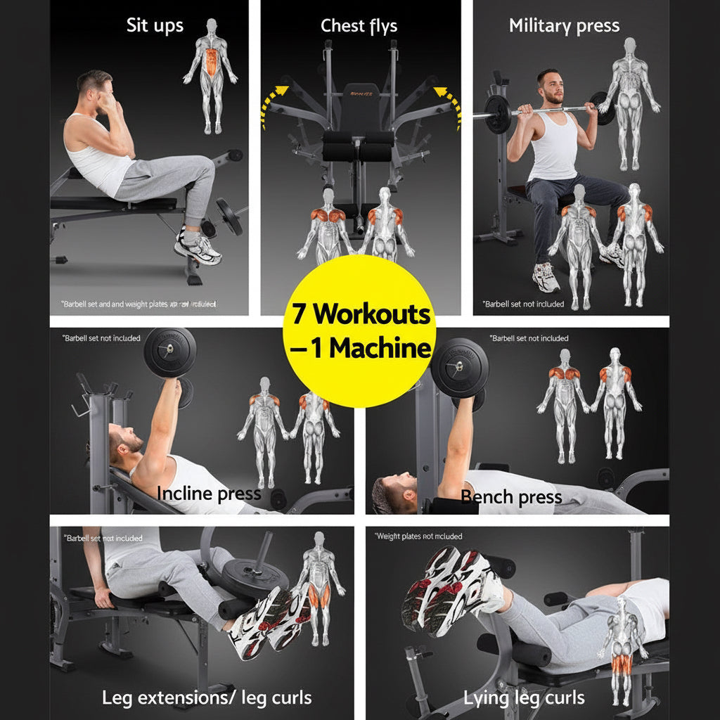 Everfit Multi Station Weight Bench
