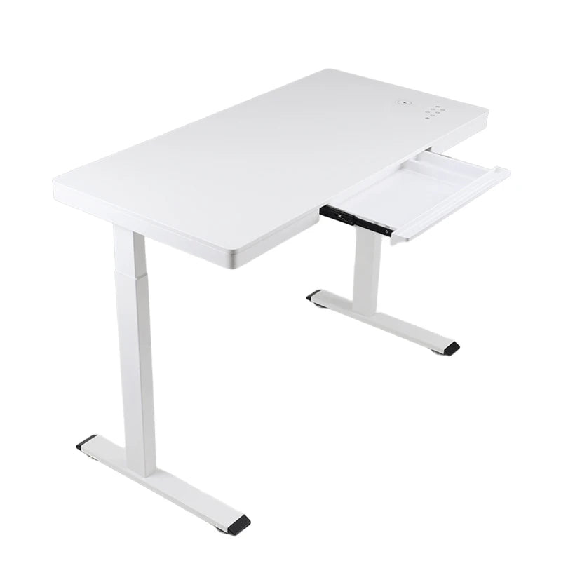 Electric Height Adjustable Desk Ergonomic Office Stand Desk with Drawer for Modern Furniture Table