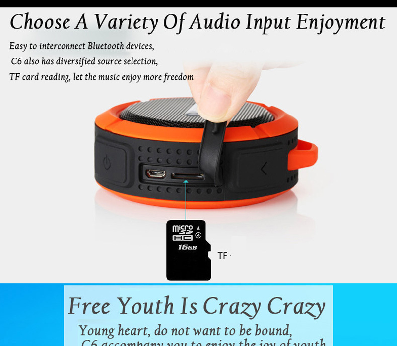 AquaSound™ Waterproof Bluetooth Speaker | Portable Design w/ Suction Mount