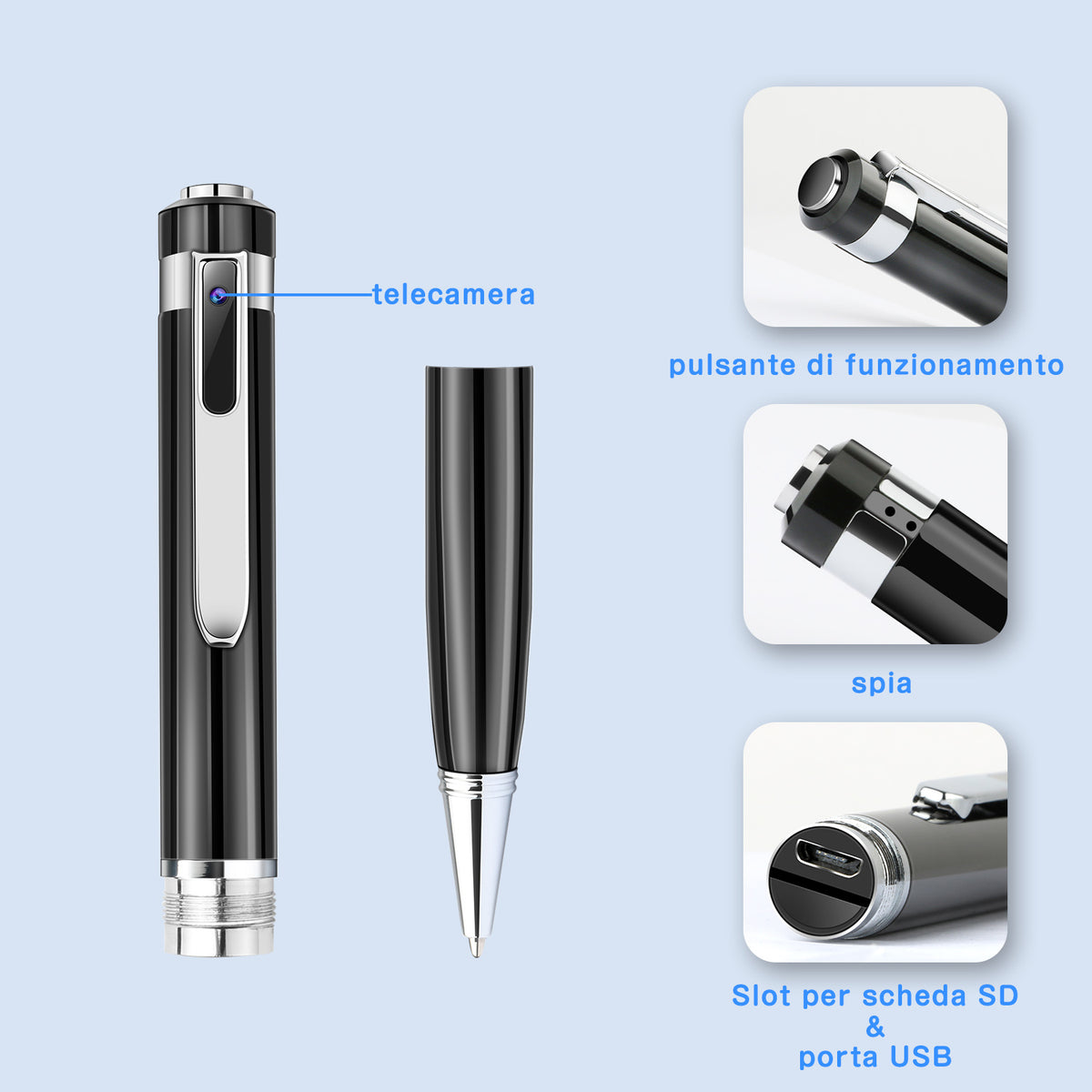 1080P HD Mini Sports DV DVR Camcorder Hidden in Pen