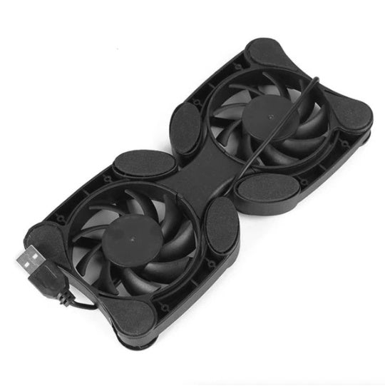 Dual USB Cooling Fan Pad Foldable Slim Fans For Laptops or PC’s