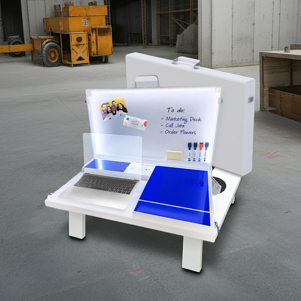 15-in-1 Home Office Portable Workstation Desk White