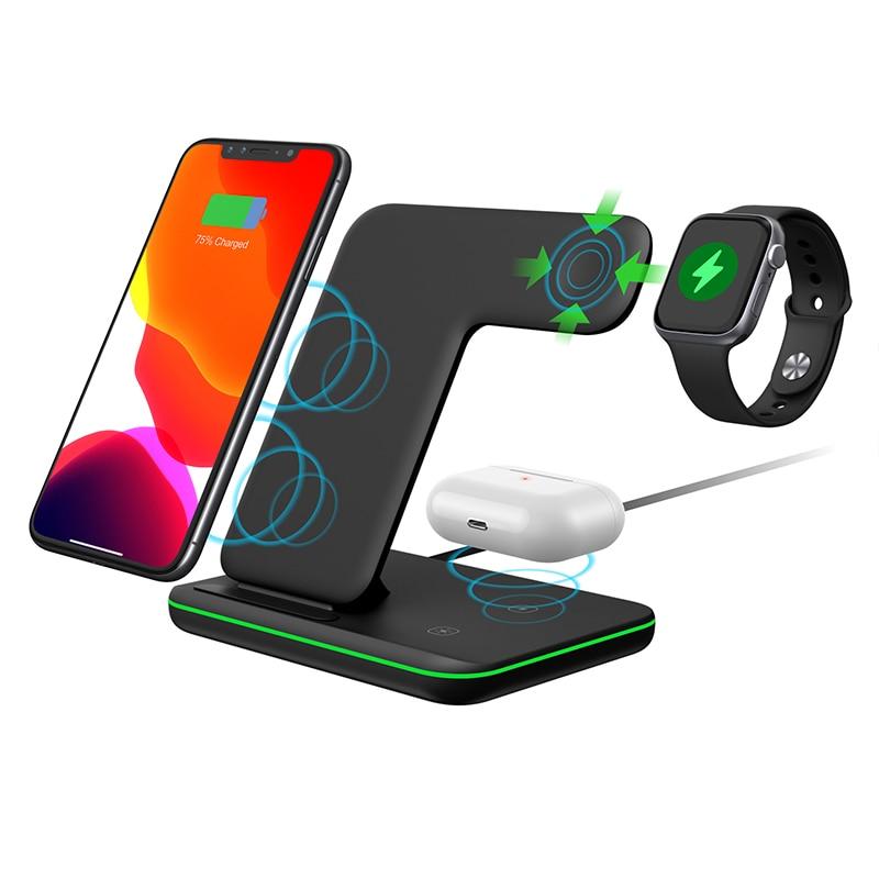 Ninja 15W 3 in 1 Fast Wireless Charging Station for Phones