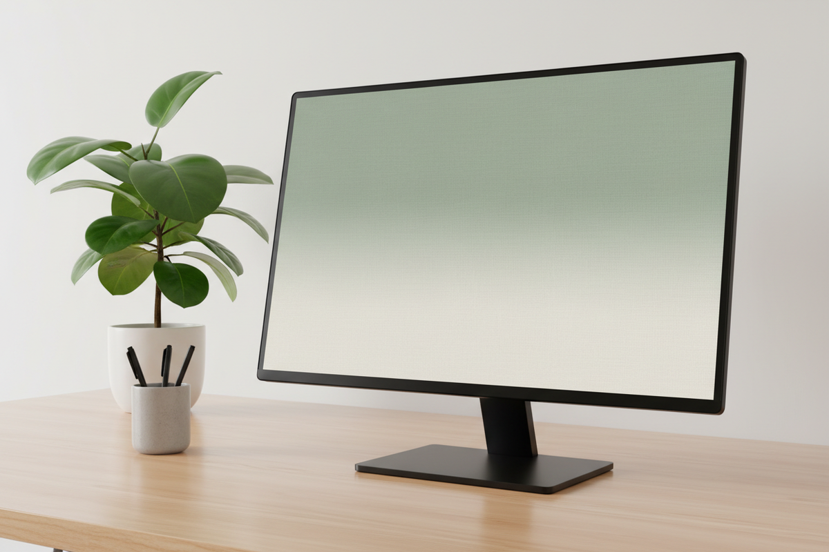 Sage Green Minimal Wallpaper
